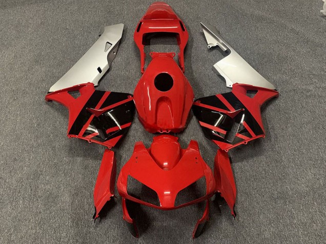 Red Black and Silver 2003-2004 CBR600RR Motorcycle Fairings