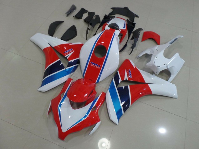 Red Blue and White 2008-2011 CBR1000RR Motorcycle Fairings