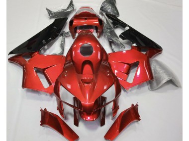 Red CBR Style 2005-2006 CBR600RR Motorcycle Fairings
