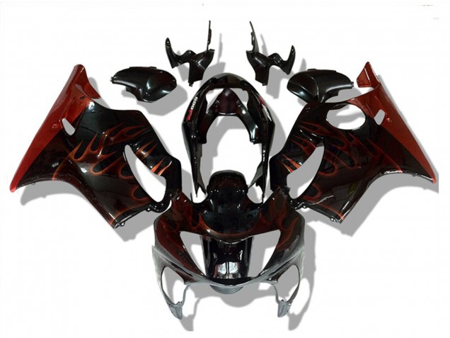 Red Flame 1999-2000 CBR600 F4 Motorcycle Fairings Red Flame 1999-2000 CBR600 F4 Motorcycle Fairings