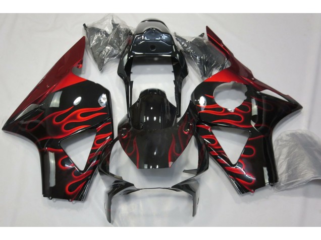 Red Flame 2002-2003 CBR954RR Motorcycle Fairings
