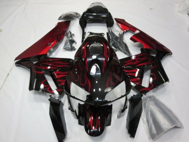 Red Flame 2003-2004 CBR600RR Motorcycle Fairings