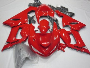Red Gloss 2005-2006 ZX6R Motorcycle Fairings