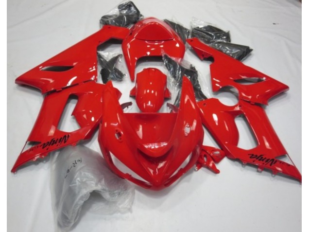 Red Gloss 2005-2006 ZX6R Motorcycle Fairings