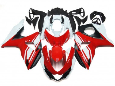 Red Gloss with Black Style 2009-2016 GSXR 1000 Motorcycle Fairings