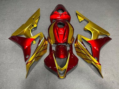 Red & Gold 2007-2008 CBR600RR Motorcycle Fairings