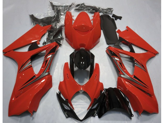 Red OEM Style 2007-2008 GSXR 1000 Motorcycle Fairings