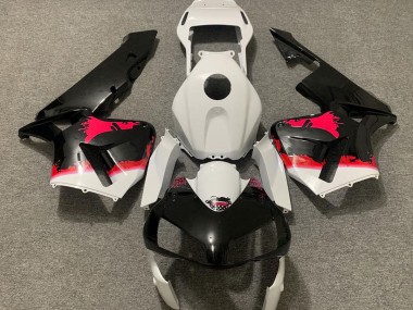 Red Splatter 2003-2004 CBR600RR Motorcycle Fairings