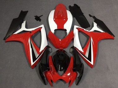Red Style 2006-2007 GSXR 600-750 Motorcycle Fairings