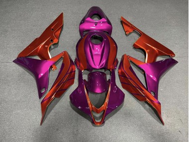 Red & Violet 2007-2008 CBR600RR Motorcycle Fairings
