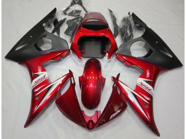 Red & White 2003-2004 R6 Motorcycle Fairings