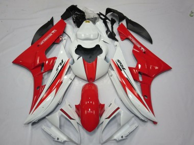 Red White OEM Style 2006-2007 R6 Motorcycle Fairings