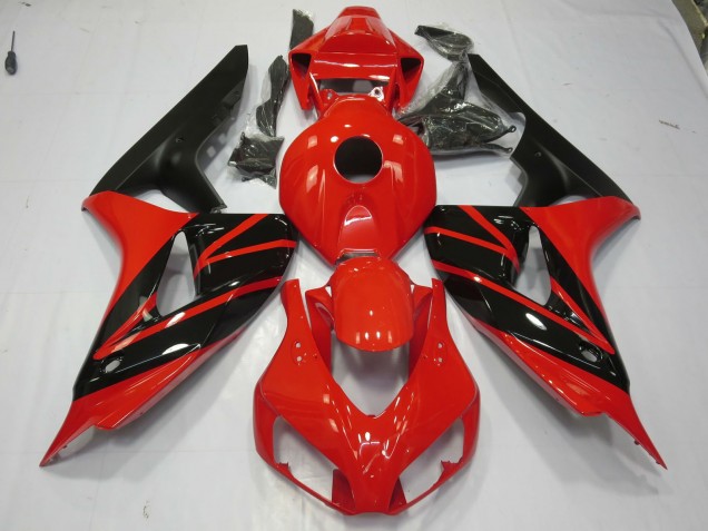Red and Black 2006-2007 CBR1000RR Motorcycle Fairings