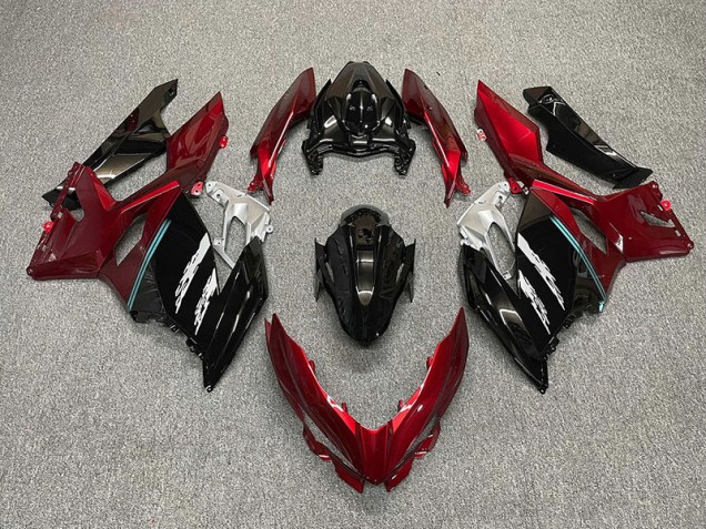 Red and Black 2018-2023 Ninja 400 Motorcycle Fairings