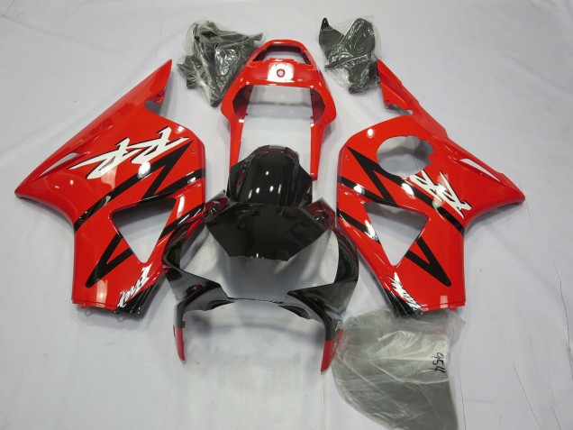 Red and Black No.2 2002-2003 CBR954RR Motorcycle Fairings
