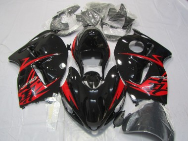 Red and Gloss Black 1997-2007 GSXR 1300 Hayabusa Motorcycle Fairings
