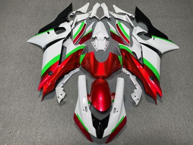 Red and Green Gloss 2017-2021 R6 Motorcycle Fairings