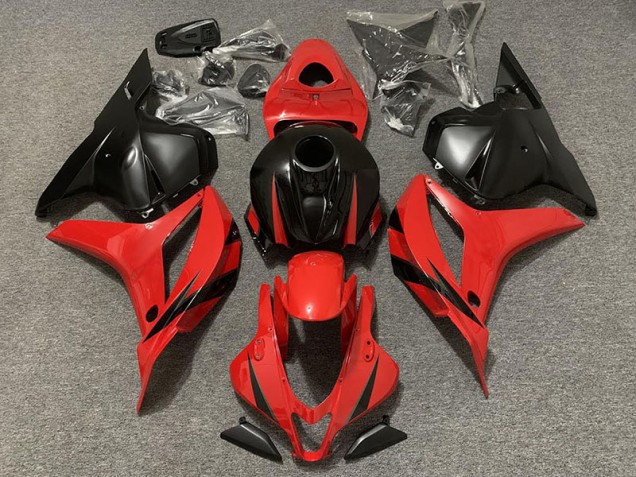 Red and Matte Black 2009-2012 CBR600RR Motorcycle Fairings