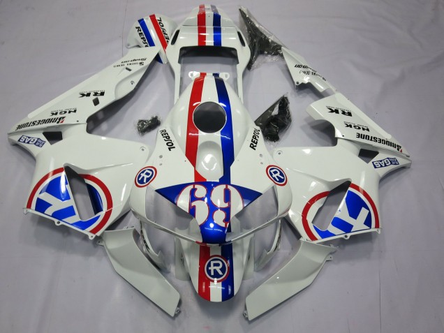 Repsol 69 2003-2004 CBR600RR Motorcycle Fairings