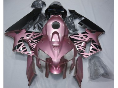 Rose Pink Flame 2005-2006 CBR600RR Motorcycle Fairings