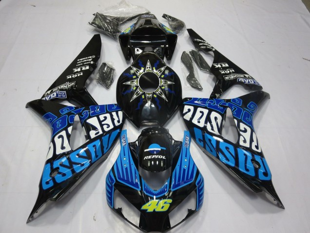 Rossi Blue Gloss 2006-2007 CBR1000RR Motorcycle Fairings
