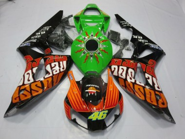 Rossi Lime 2006-2007 CBR1000RR Motorcycle Fairings