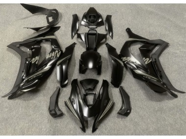 Satin Black & Grey 2016-2019 ZX10R Motorcycle Fairings