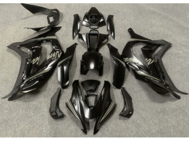 Satin Black & Grey 2016-2019 ZX10R Motorcycle Fairings