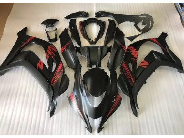 Satin Black & Red 2016-2019 ZX10R Motorcycle Fairings
