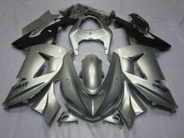 Silver 2006-2007 ZX10R Motorcycle Fairings