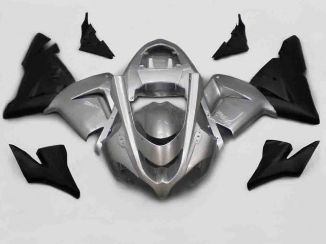 Silver Black 2004-2005 ZX10R Motorcycle Fairings