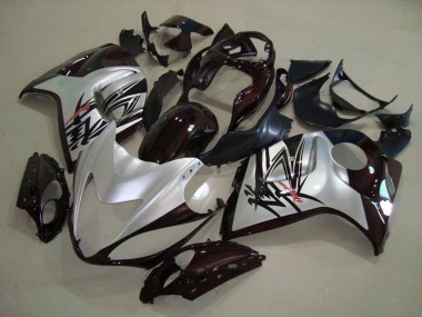 Silver Black 2008-2020 GSXR 1300 Hayabusa Motorcycle Fairings