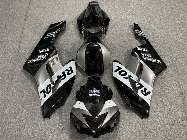Silver Black Repsol 2004-2005 CBR1000RR Motorcycle Fairings