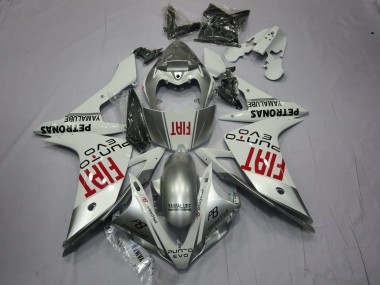 Silver Fiat 2007-2008 R1 Motorcycle Fairings