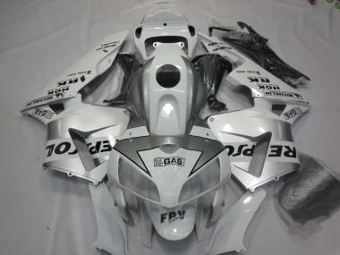 Silver Repsol 2005-2006 CBR600RR Motorcycle Fairings