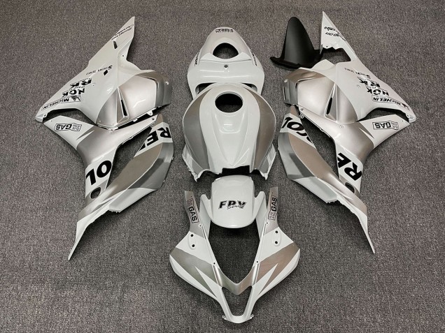 Silver Repsol 2009-2012 CBR600RR Motorcycle Fairings