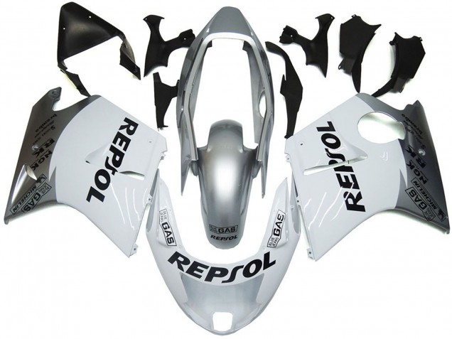 Silver White Repsol 1996-2007 CBR1100XX Motorcycle Fairings Silver White Repsol 1996-2007 CBR1100XX Motorcycle Fairings