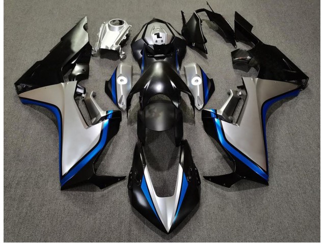 Silver and Black & Blue 2017-2023 CBR1000RR Motorcycle Fairings