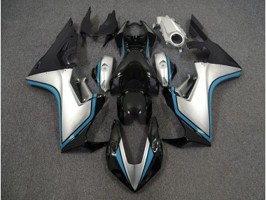 Silver and Black & Light Blue 2017-2023 CBR1000RR Motorcycle Fairings