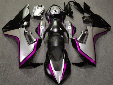 Silver and Black & Pink 2017-2023 CBR1000RR Motorcycle Fairings