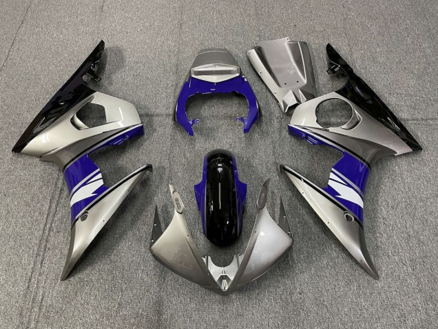 Silver and Purple style 2003-2004 R6 Motorcycle Fairings Silver and Purple style 2003-2004 R6 Motorcycle Fairings