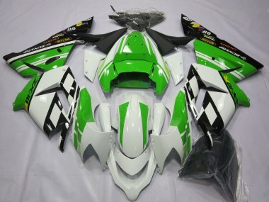 Special White Green 2004-2005 ZX10R Motorcycle Fairings
