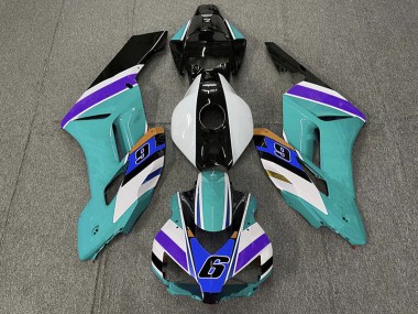 Teal 6 2004-2005 CBR1000RR Motorcycle Fairings