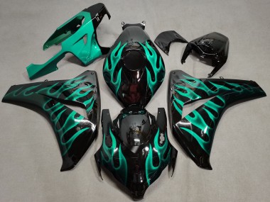 Teal Flame 2008-2011 CBR1000RR Motorcycle Fairings