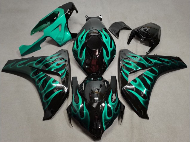 Teal Flame 2008-2011 CBR1000RR Motorcycle Fairings