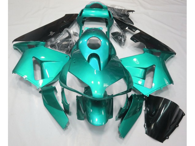 Teal Plain 2003-2004 CBR600RR Motorcycle Fairings