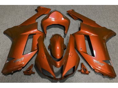 Tiger Orange 2007-2008 ZX6R Motorcycle Fairings