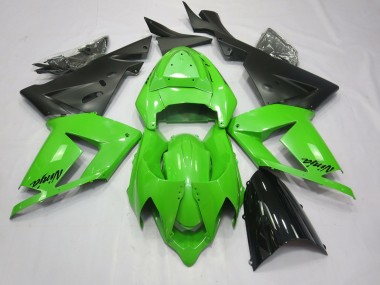 Total Green 2004-2005 ZX10R Motorcycle Fairings