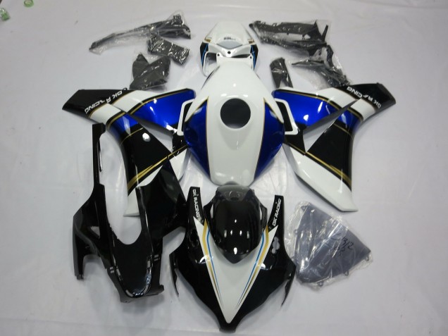 Unbranded Blue and Gold 2008-2011 CBR1000RR Motorcycle Fairings