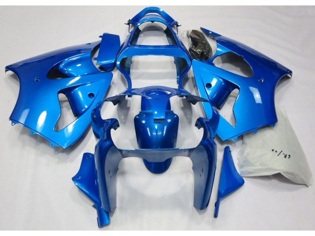 Vibrant Blue 2000-2002 ZX6R Motorcycle Fairings